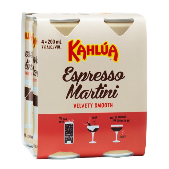 Picture of Kahlúa Espresso Martini 7% Cans 4x200ml