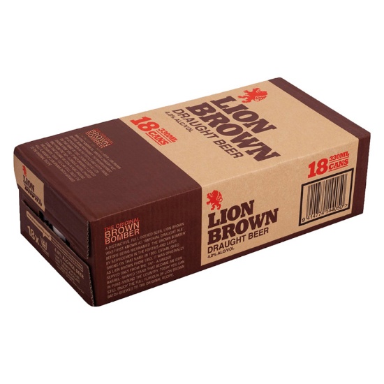 Picture of Lion Brown Cans 18x330ml