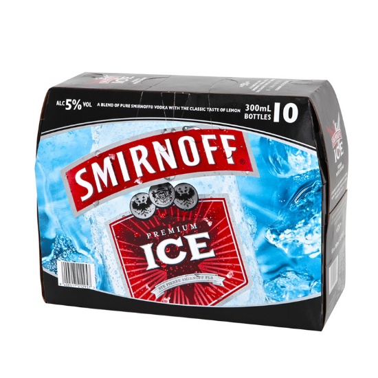 Picture of Smirnoff Ice 5% Bottles 10x300ml