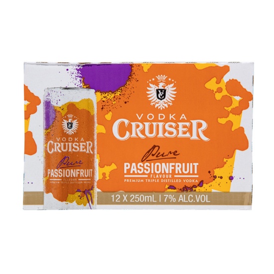 Picture of Cruiser Pure Passionfruit 7% Cans 12x250ml