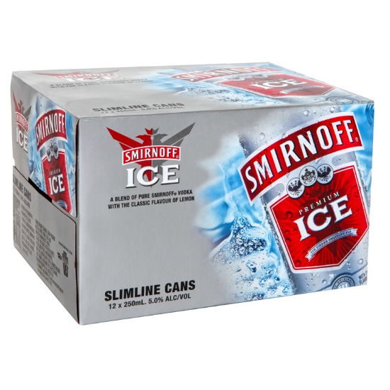 Picture of Smirnoff Ice 5% Cans 12x250ml