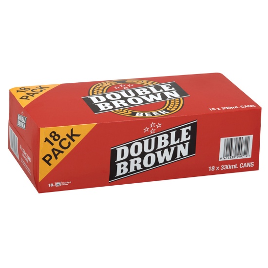 Picture of Double Brown Cans 18x330ml