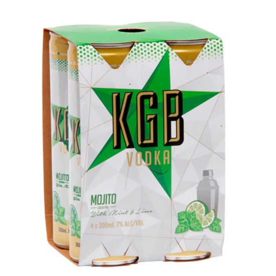Picture of KGB Mojito 7% Cans 4x300ml