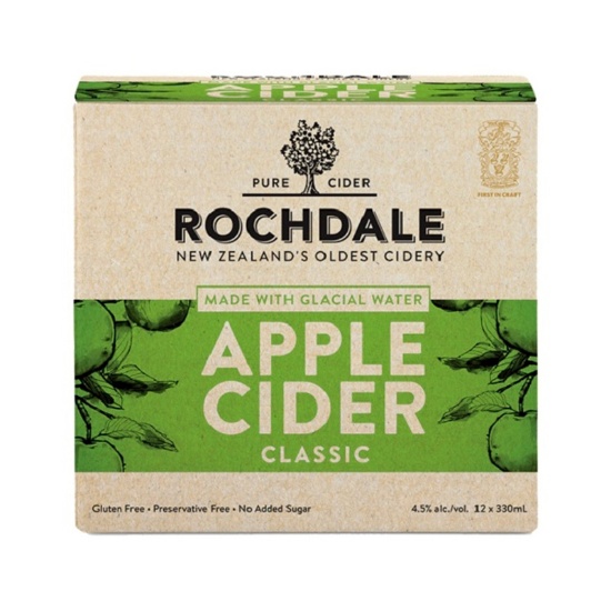 Picture of Rochdale Classic Apple Cider Bottles 12x330ml