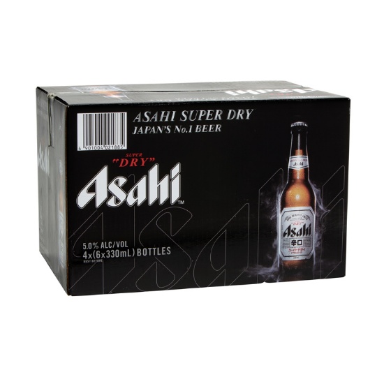 Picture of Asahi Super Dry Bottles 4x6x330ml