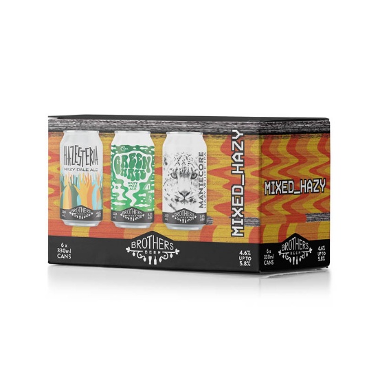 Picture of Brothers Beer Mixed Hazy Cans 6x330ml