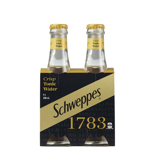 Picture of Schweppes 1783 Crisp Tonic Water Bottles 4x200ml