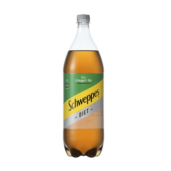 Picture of Schweppes Diet Dry Ginger Ale PET Bottle 1.5 Litre