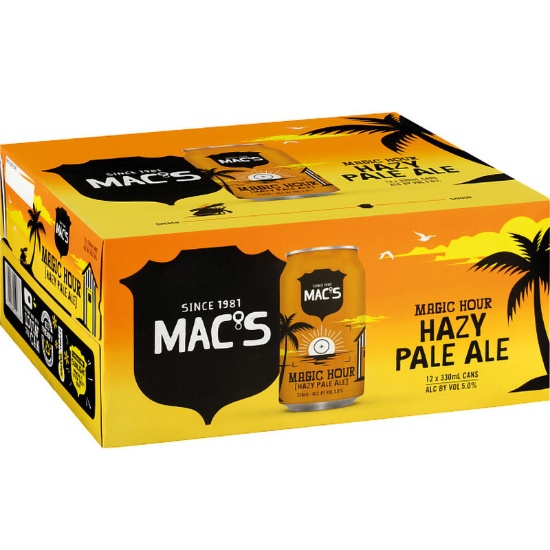 Picture of Mac's Magic Hour Hazy Pale Ale Cans 12x330ml
