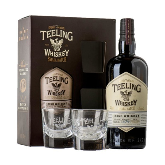 Picture of Teeling Small Batch Irish Whiskey & 2 Glass Gift Pack 700ml