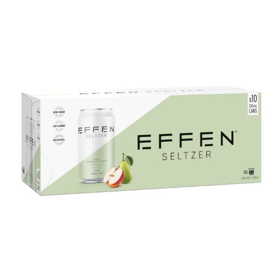 Picture of Effen Seltzer Apple & Pear 4.8% Cans 10x330ml