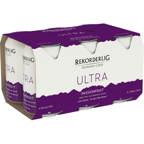 Picture of Rekorderlig Ultra Passionfruit Cans 6x330ml