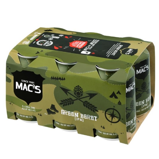 Picture of Mac's Green Beret IPA Cans 6x330ml
