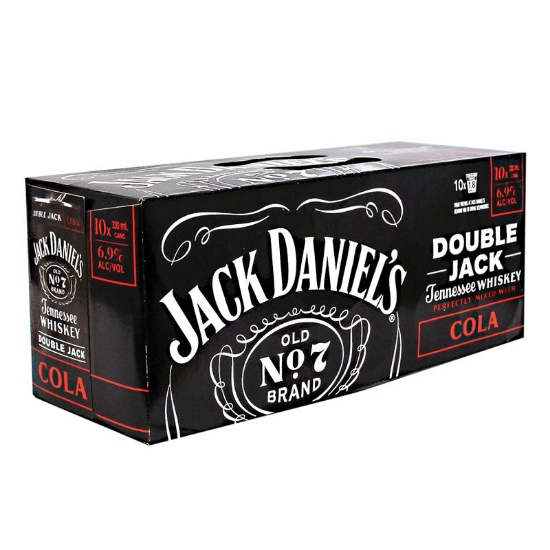 Picture of Jack Daniel's Double Jack Cola 6.9% Cans 10x330ml