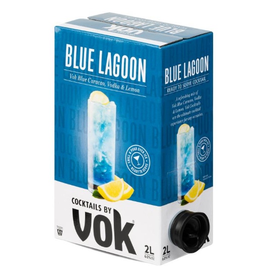 Picture of Vok Cocktails Blue Lagoon 6% Cask 2 Litre