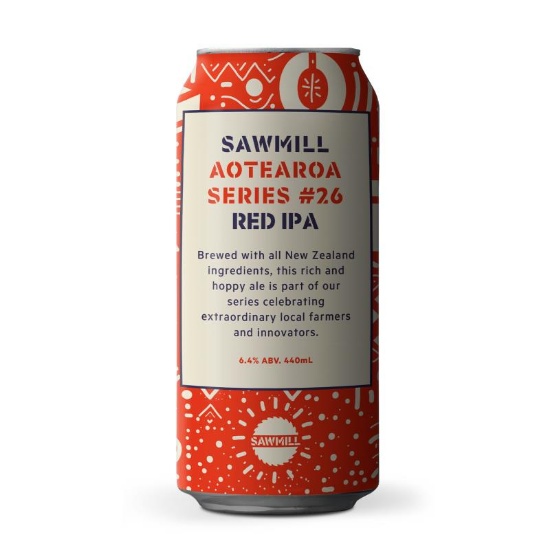 Picture of Sawmill Aotearoa Series #26 Red IPA Can 440ml