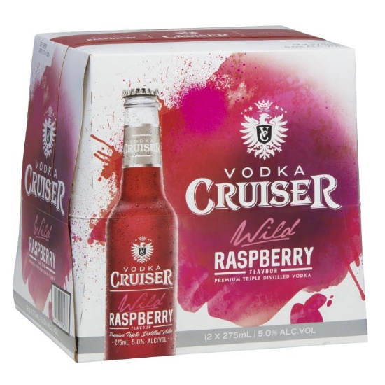 Picture of Cruiser Wild Raspberry 5% Bottles 12x275ml